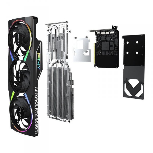 PNY Karta graficzna GeForce RTX5060Ti OC 8G RGB VCG5060T8TFXXPB1-O