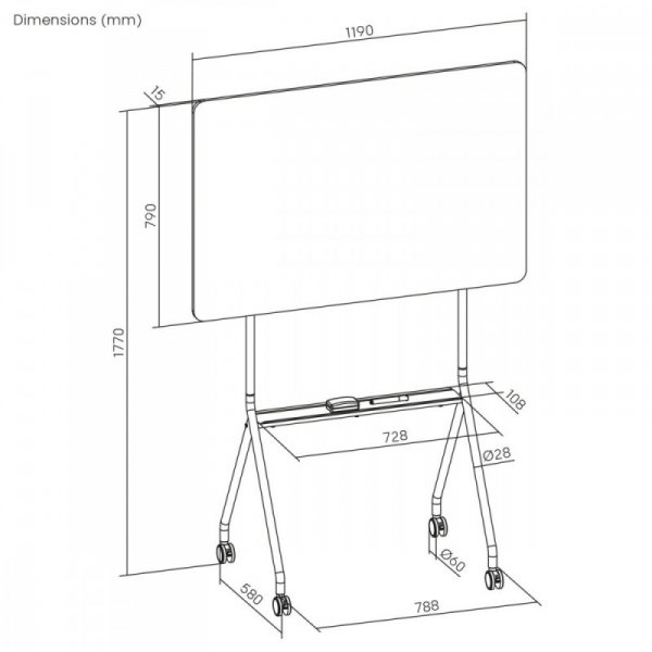 Ergo Office Tablica suchościeralna ER-306