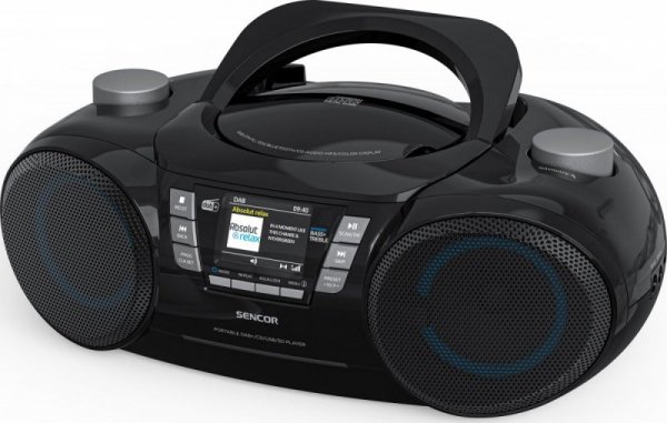 Sencor Boombox z DAB+ SPT 6510 odtwarzacz CD/MP3/USB/SD Bluetooth