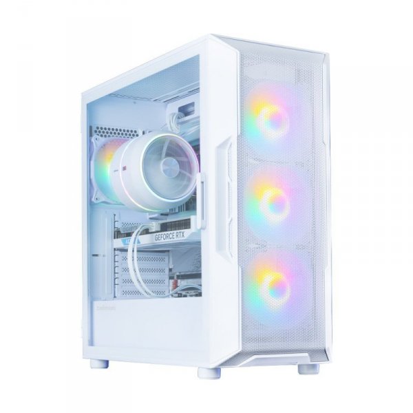 Zalman Obudowa I3 NEO V2 Mid Tower RGB fan x4 biała
