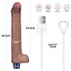 10.5 REAL SOFTEE Rechargeable Silicone Vibrating Dildo