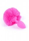 Plug-Jawellery Silikon PLUG - Bunny Tail - Pink