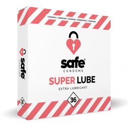 SAFE - Condooms Super Lube Extra Glijmiddel (36 stuks)