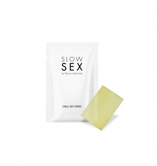 Płatki miętowe Slow Sex Oral sex strips (7 sztuk)