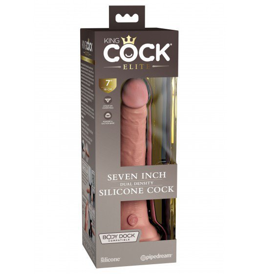 7 Inch Dual Density Silicone Cock Light