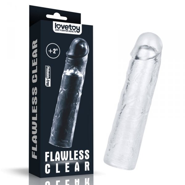 Flawless Clear Penis Sleeve Add 2&#039;&#039;