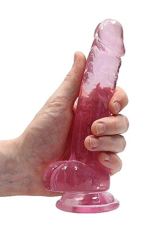 7&quot; / 18 cm Realistic Dildo With Balls - Pink