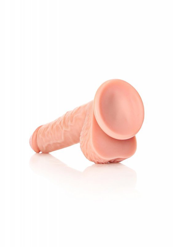Straight Realistic Dildo  Balls  Suction Cup - 8&quot;&quot;/ 20,5 cm