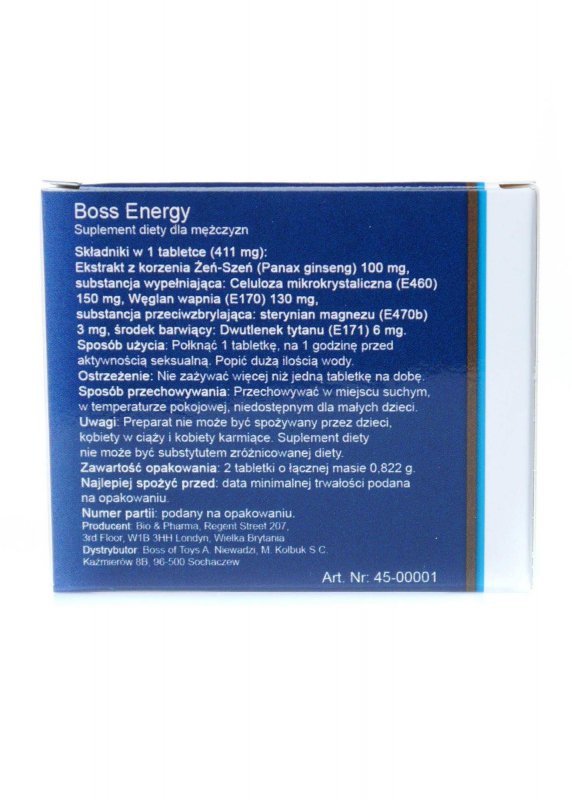 Supl.diety-Boss Energy Ginseng 2 szt.