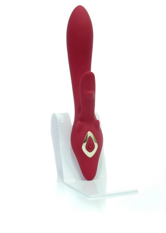 Wibrator- Vibrator silicone 2*8 vibration function Red