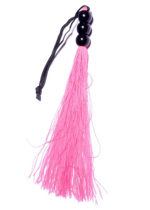 Silicone Whip Pink 10&quot; - Fetish Boss Series