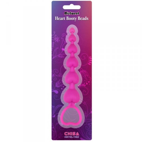 Heart Booty Beads-Pink