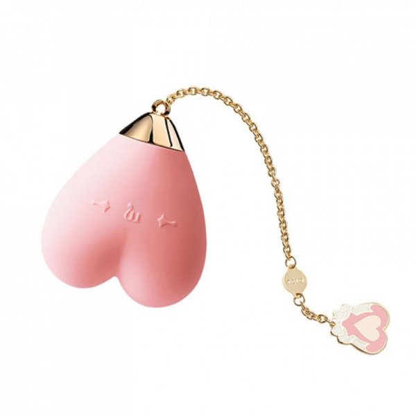 Masażer - Zalo Baby Heart Personal Massager Strawberry Pink