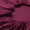 Estella prześcieradło jersey stretch z gumką fuchsia