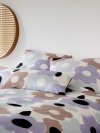Elegante poszewka satyna Flowers flieder 2443 40x80, 80x80