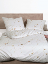 Janine pościel mako-satin Milano silbergrau naturell 45094 155x200