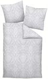 Janine pościel mako-satin Milano silber grau 45108 135x200