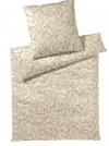 Elegante pościel mako-bawełniana egipska Floral beige 24505 155x200