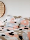 Elegante poszewka satyna Flowers natur 2443 40x80, 80x80