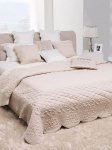 Ekskluzywna narzuta bawełniana Jasmin beż 200x220