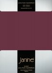 Janine prześcieradło elastic-jersey z gumką burgund