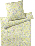 Elegante pościel letnia mako batyst Mimosa apfelgrün 24566 155x200