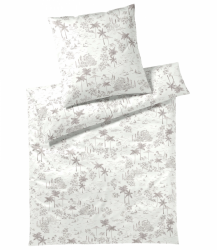Elegante poszewka satyna Positano sand 24528 40x80, 80x80