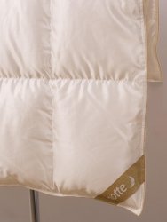 Zestaw kołdra puchowa z jedwabiem Dolce całoroczna 160x200+2poduszki