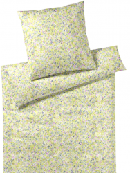 Elegante pościel letnia mako batyst Mimosa apfelgrün 24566 155x200
