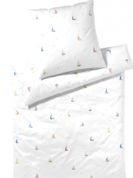 Elegante pościel mako bawełna Sail Away biała 24576 155x200