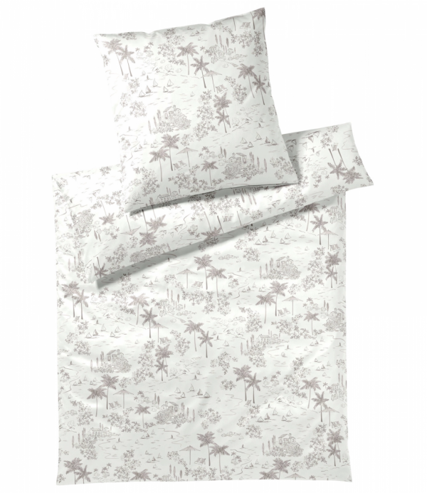 Elegante poszewka satyna Positano sand 24528 40x80, 80x80