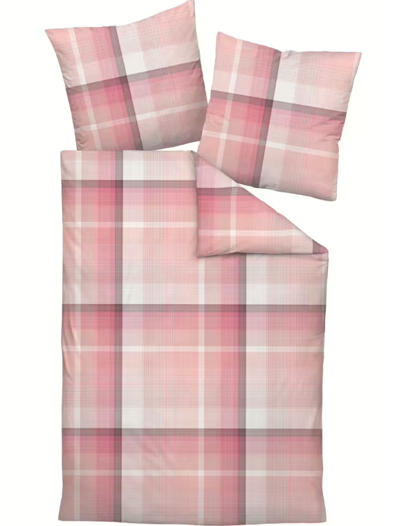 Janine poszewka mako-satin Milano koralle 45112 40x80, 80x80