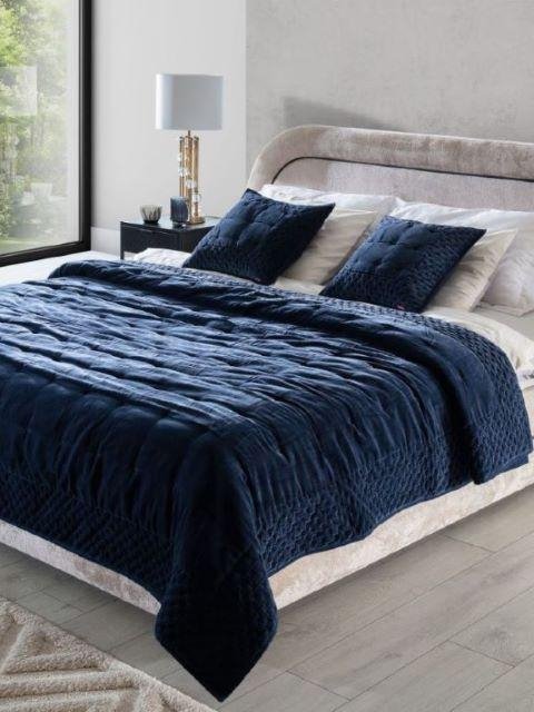 Narzuta typu velvet Alpana granat 200x220
