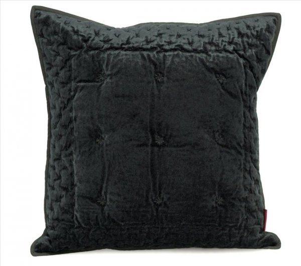 Poszewka velvet Alpana czarna 45x45
