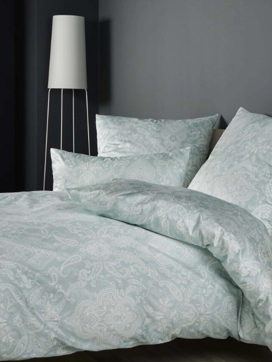 Janine pościel mako-satin Milano grün türkis 45108 155x200