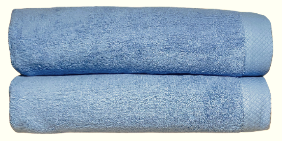 Nowoczesny ręcznik jednolity niebieski 700g - 30x50, 50x100, 70x140