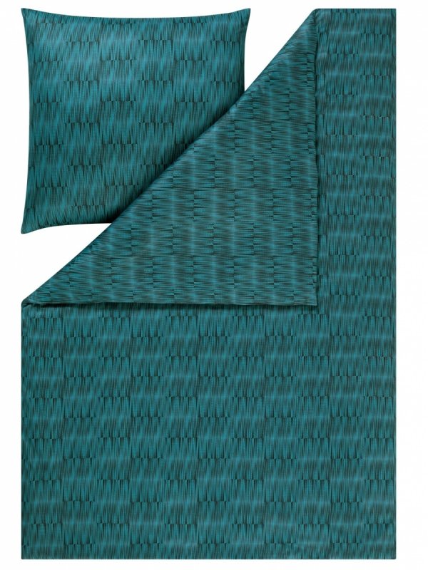 Estella pościel mako- jersey Markus petrol 6532 155x200