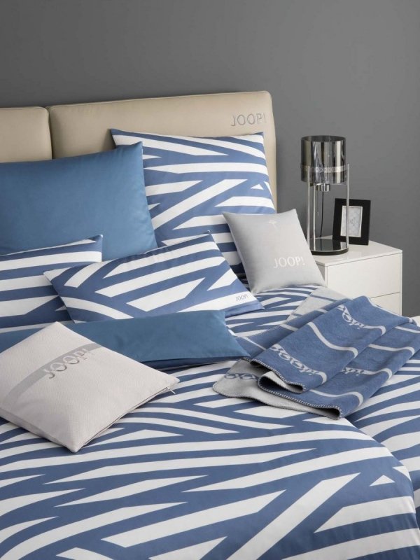 Joop pościel mako-satin Cross blau 4102 135x200