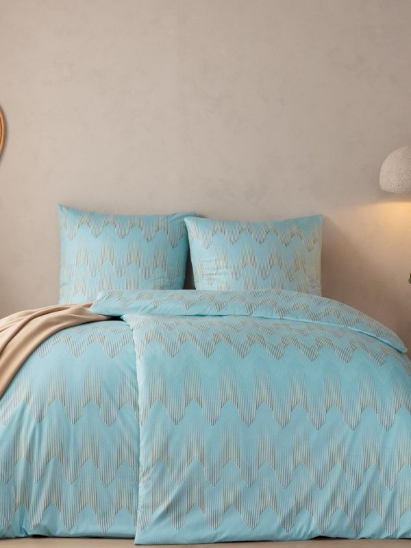Estella mako-jersey Cielo azur 6613 155x200