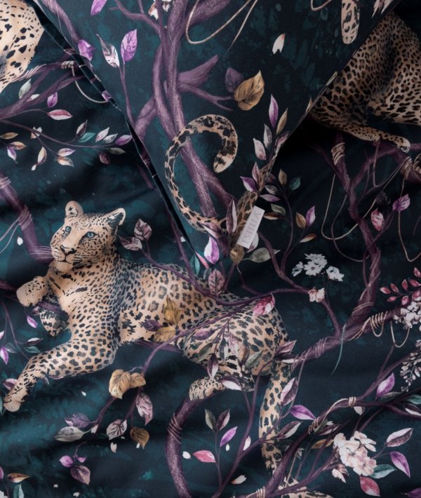 Estella mako-satin Leonida nachtblau 7682 155x200