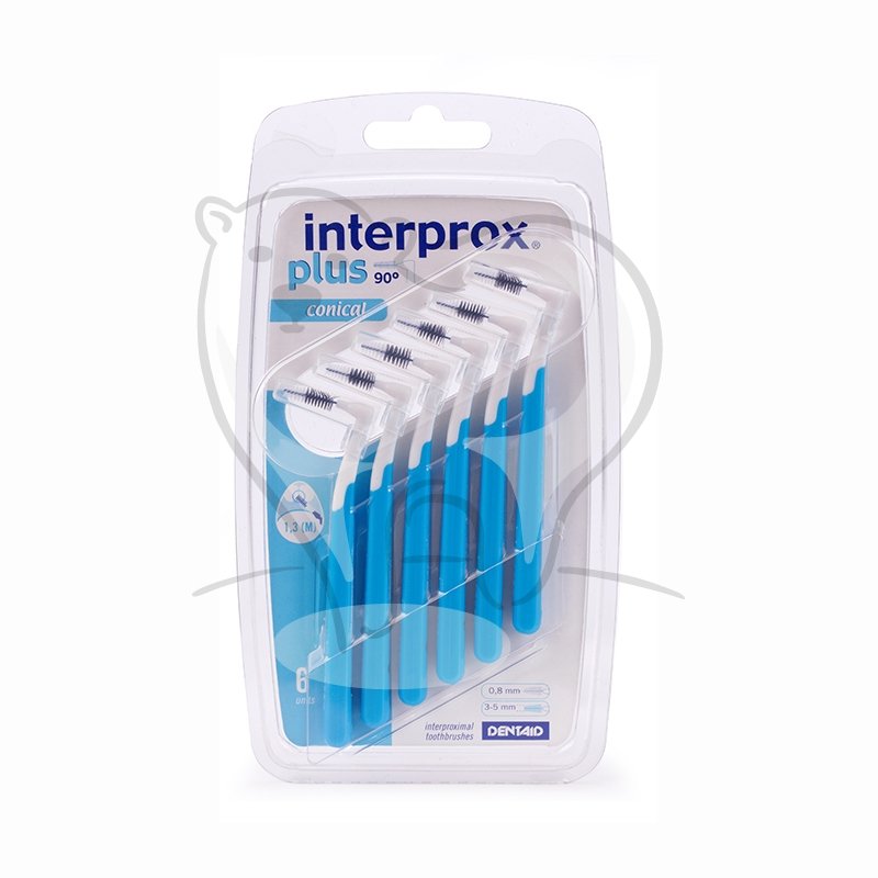 Interprox Plus Conical 1,3mm - szczoteczki międzyzębowe niebieskie