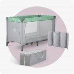 Łóżeczko turystyczne MOMI zielone