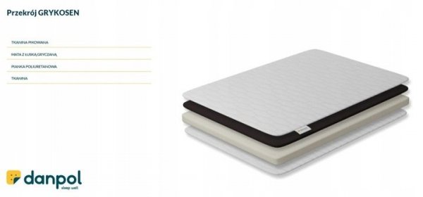 Materac GRYCZANY 120x60 Danpol