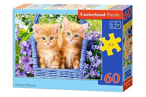 Puzzle Kociątka Imbirowe Castorland 60el 1