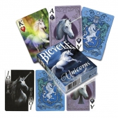 Jednorożce Unicorns - klasyczne karty do gry projektu Anne Stokes