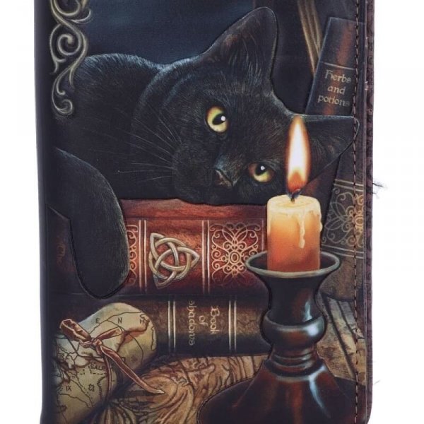Magiczny Kot Czarownicy &quot;Witching Hour&quot; Lisa Parker - duży portfel na zamek