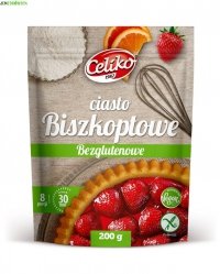 BEZGLUTENOWY BISZKOPT - MIESZANKA CELIKO 200 g 