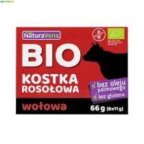 BULION - KOSTKI WOŁOWE BEZGLUTENOWE BIO NATURAVENA 66 g