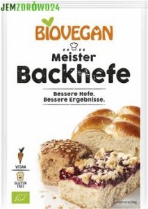 DROŻDŻE SUSZONE BEZGLUTENOWE BIO VEGAN