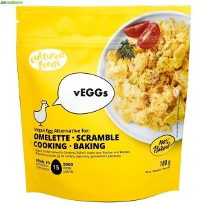  VEGGS OMELETTE ROŚLINNY ZAMIENNIK JAJEK JAJ WEGE JAJKA CULTURED FOODS 180 g